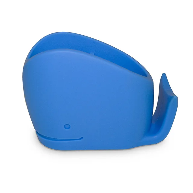 Blue Fish Toothbrush Holder Kids Toothpaste Storage Organizer Cute Whale Toothbrush Holder for Kids