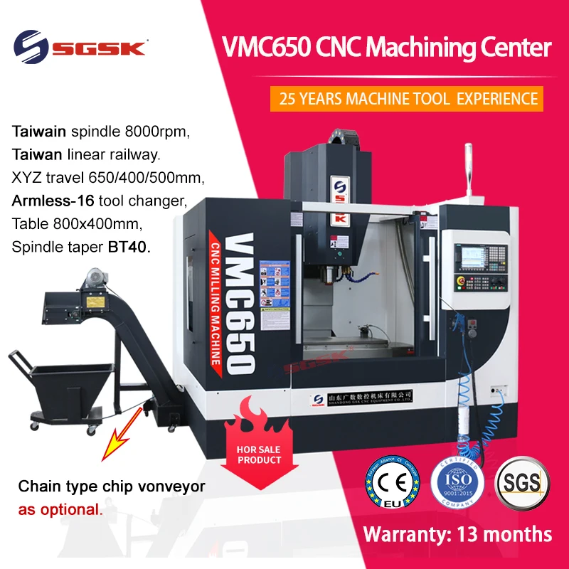 Cnc Milling Machine Center Cnc Metal Machining Center Mitsubishi Controller Vmc Machine VMC850 CNC Vmc Machine Price