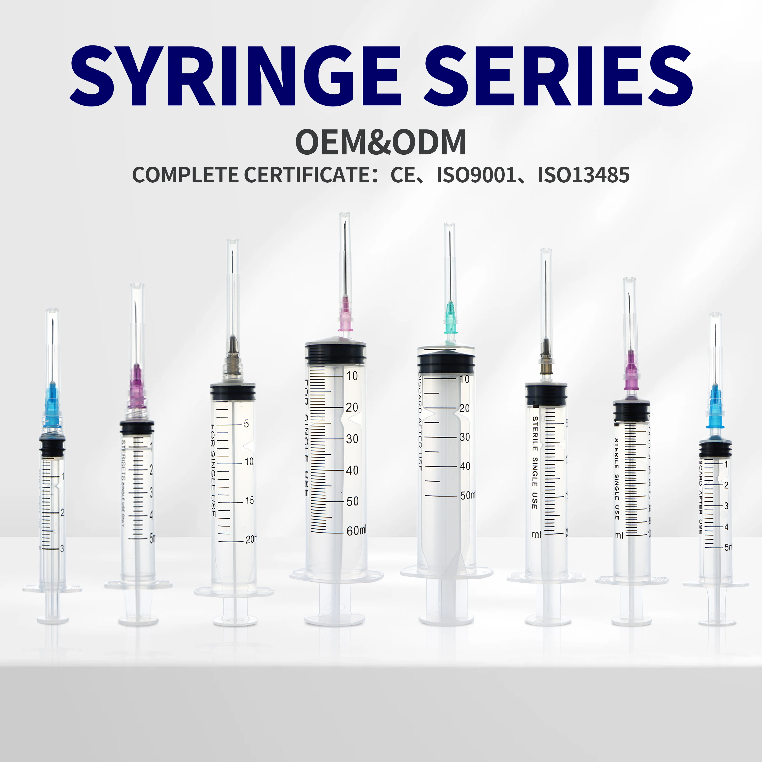 WEGO High Quality 3ml 5ml 10ml Medical Disposable Syringe with Needle