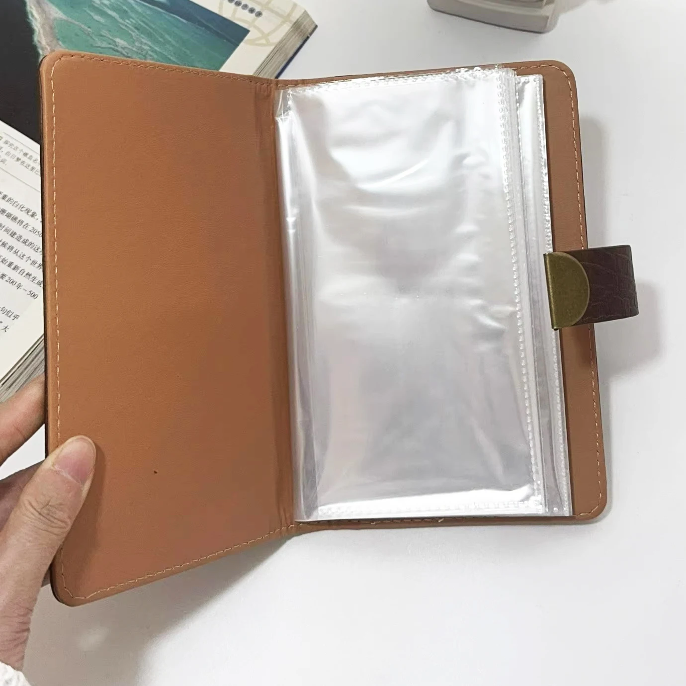 A6 Money Saving Planner with Faux Leather Cover