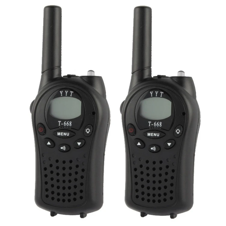 2 PCS T-668-470MHz 1.0インチLCD8/20/22CHSトランシーバーセット