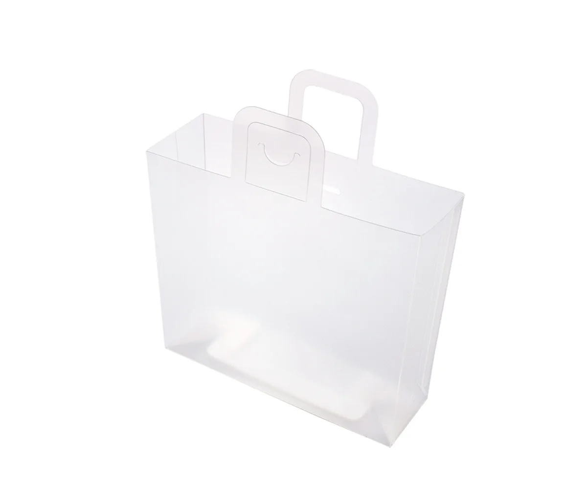 PVC Transparent Gift Bag With Handles Birthday Party Decor  Wedding Candy Box Packaging Tote Bags
