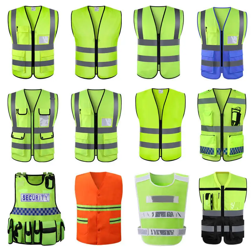 Factory Custom Security Jacket Construction High Visibility Work ...