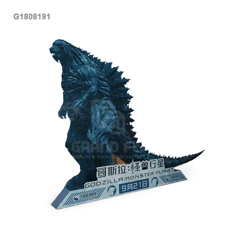 Custom Creative Advertising Human Shape Cardboard Cutout Standee Cardboard Floor Standee Display Stand up Character for DIsplay