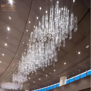 Custom-made  Modern Design Decorative Chandelier for Luxury Hotel Lobby Ballroom Volsti Crystal Chandelier
