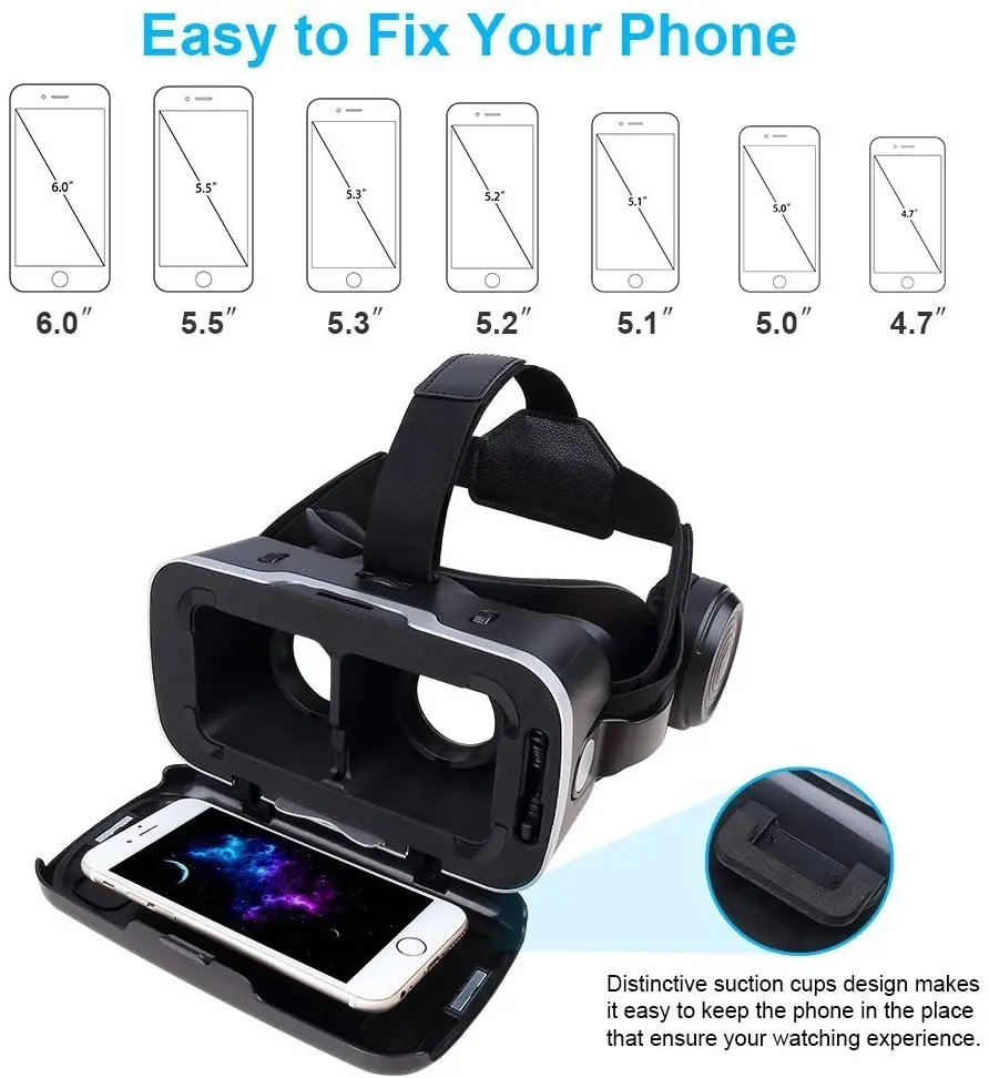 Reality Glasses Gafas Vr Smartphone Gafas 3d Vr 3d Virtual Reality