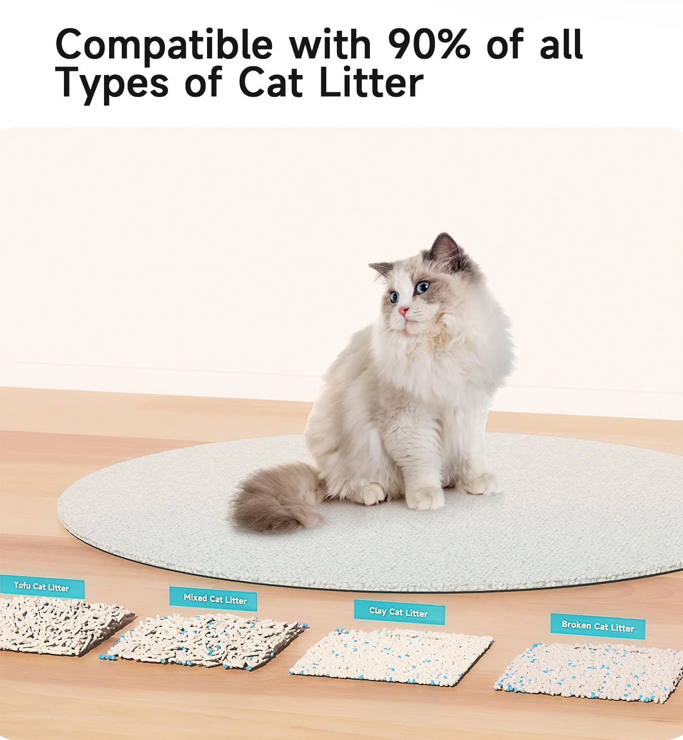Luxury Large App Control Intelligent Smart Self Cleaning Portable Cat