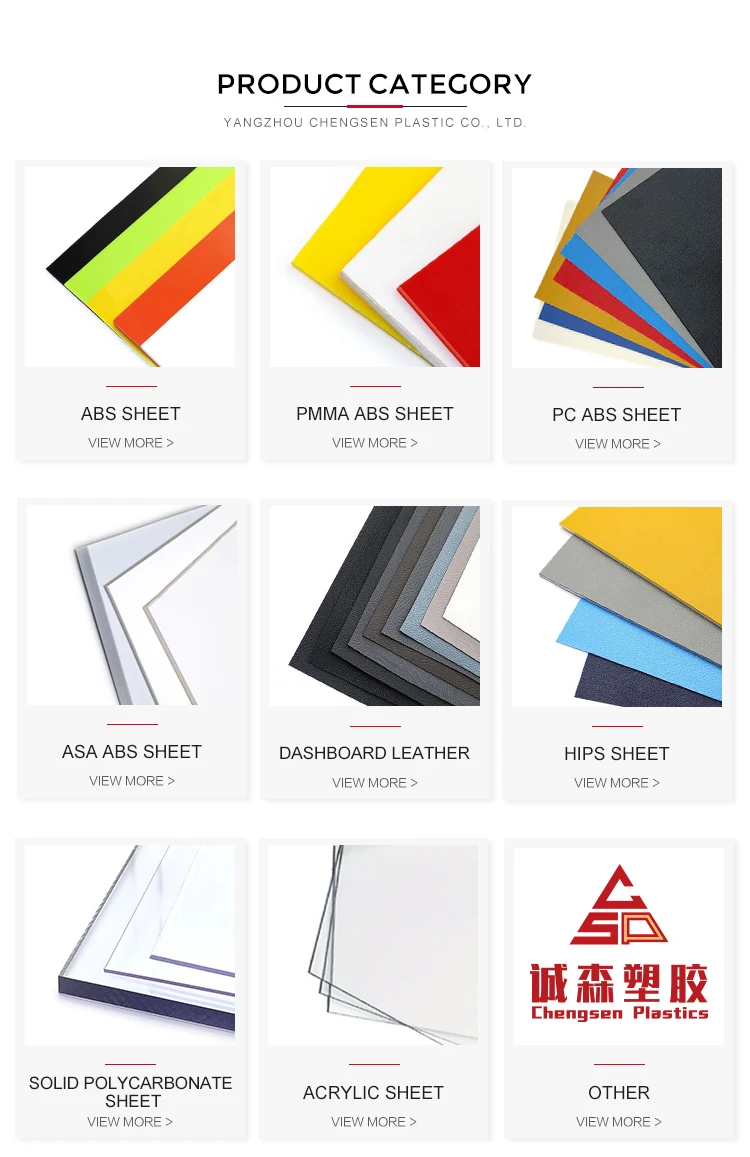 Custom Laser Cutting Extruded Clear Plastic Abs Acrylic Sheets Cut To