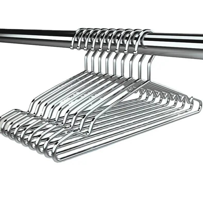 17 Inches Whole Sales Stainless Steel 304 Dress Clothes Hangers For