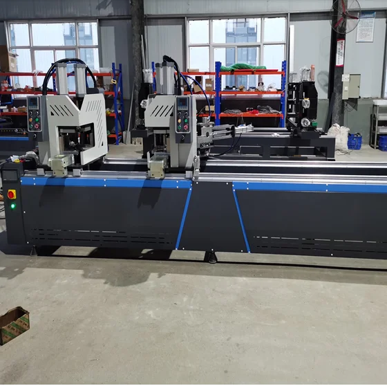 PVC Double Head Corner Welding and Cleaning Machine of Window Making Machine Manufacturer  WFH2HB
