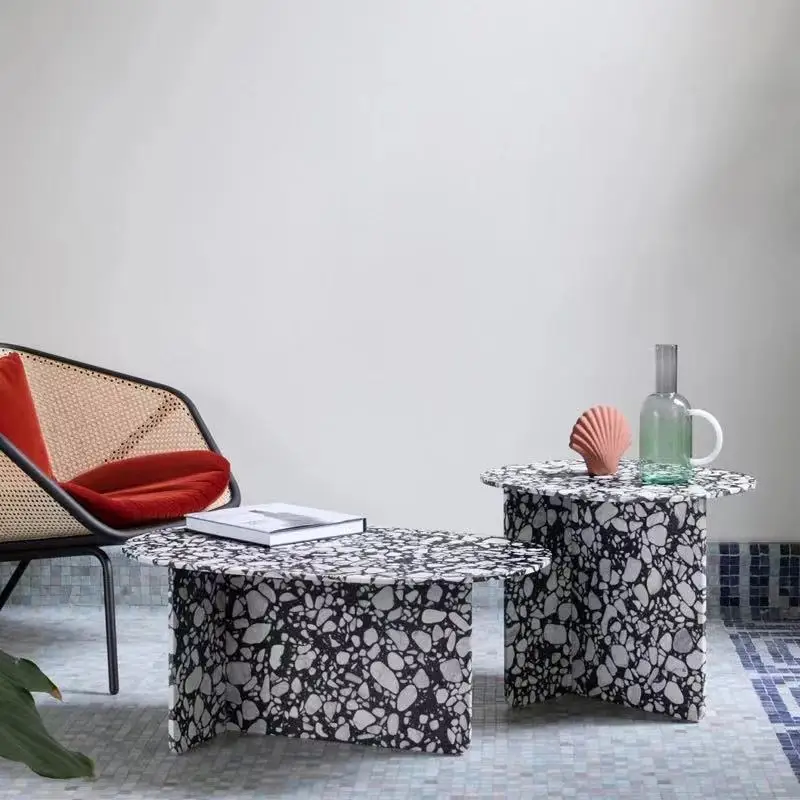 Custom Design Dining Terrazzo Coffee  Side Table