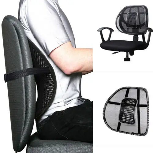 Car summer breathable ice silk waist chair massage seat backrest car interior productsHot sale products The factory