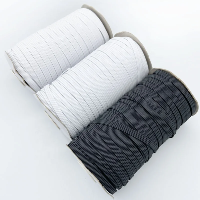 10mtr elastastisches cinta elástica 7mm blanco DIY mundbedeckung coser 0,399 €/MTR.
