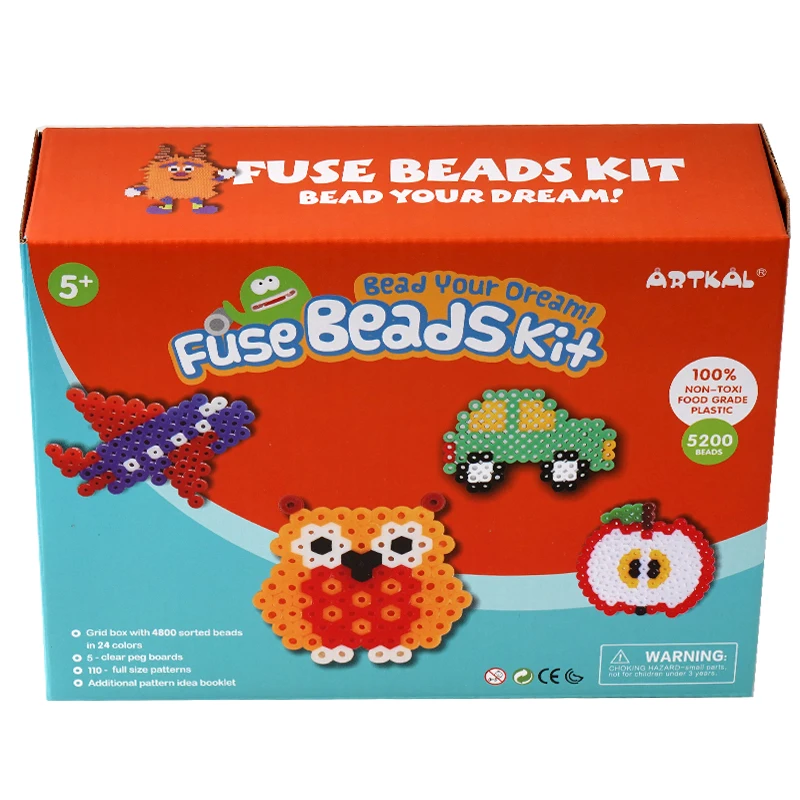 Лидер продаж от производителя 24 цвета наборы бусин Artkal обучающие игрушки для творчества любителей рукоделия набор бусин-предохранителей бусины hama 5