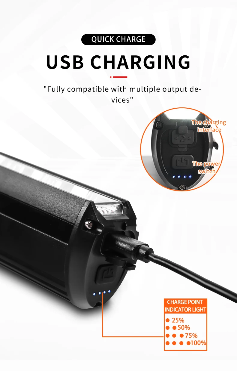 Eos640 Road Bike 2600 Lumen Bicycle Led Light Mtb Cycle Rechargeable