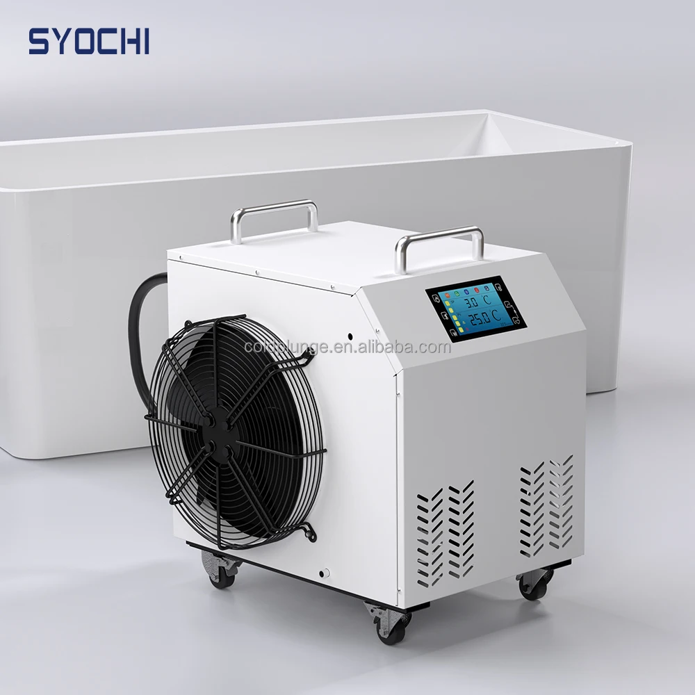 Syochi Ice Bath Recovery Ozone Cycle Use Water Cooled Cold Plunge Chiller With Filter Water Chiller Ice Bath Chiller
