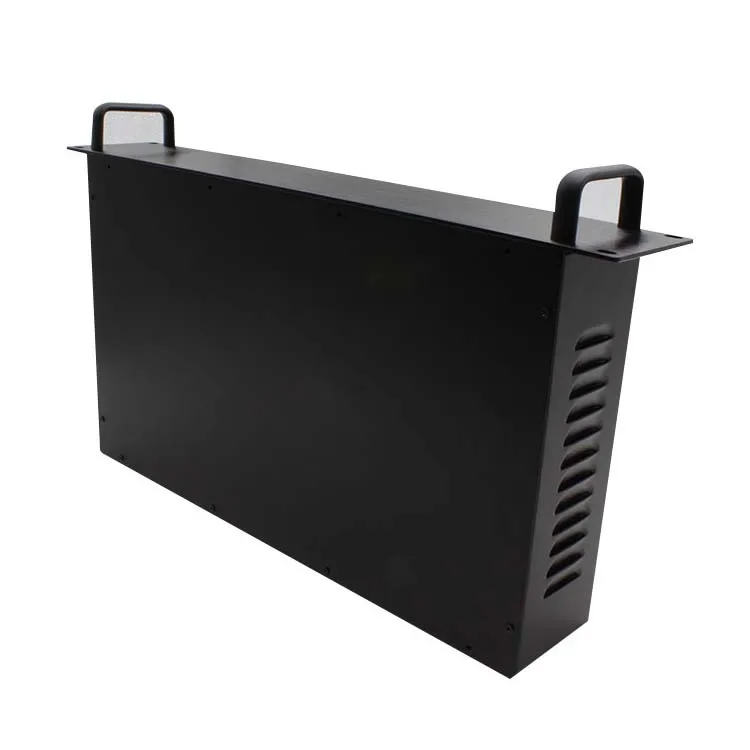 Shenzhen Customized Sheet Metal Box Fabrication Industrial 1U 2U 3U 19 Inch Rack Mount Chassis Server Case Equipment Enclosure