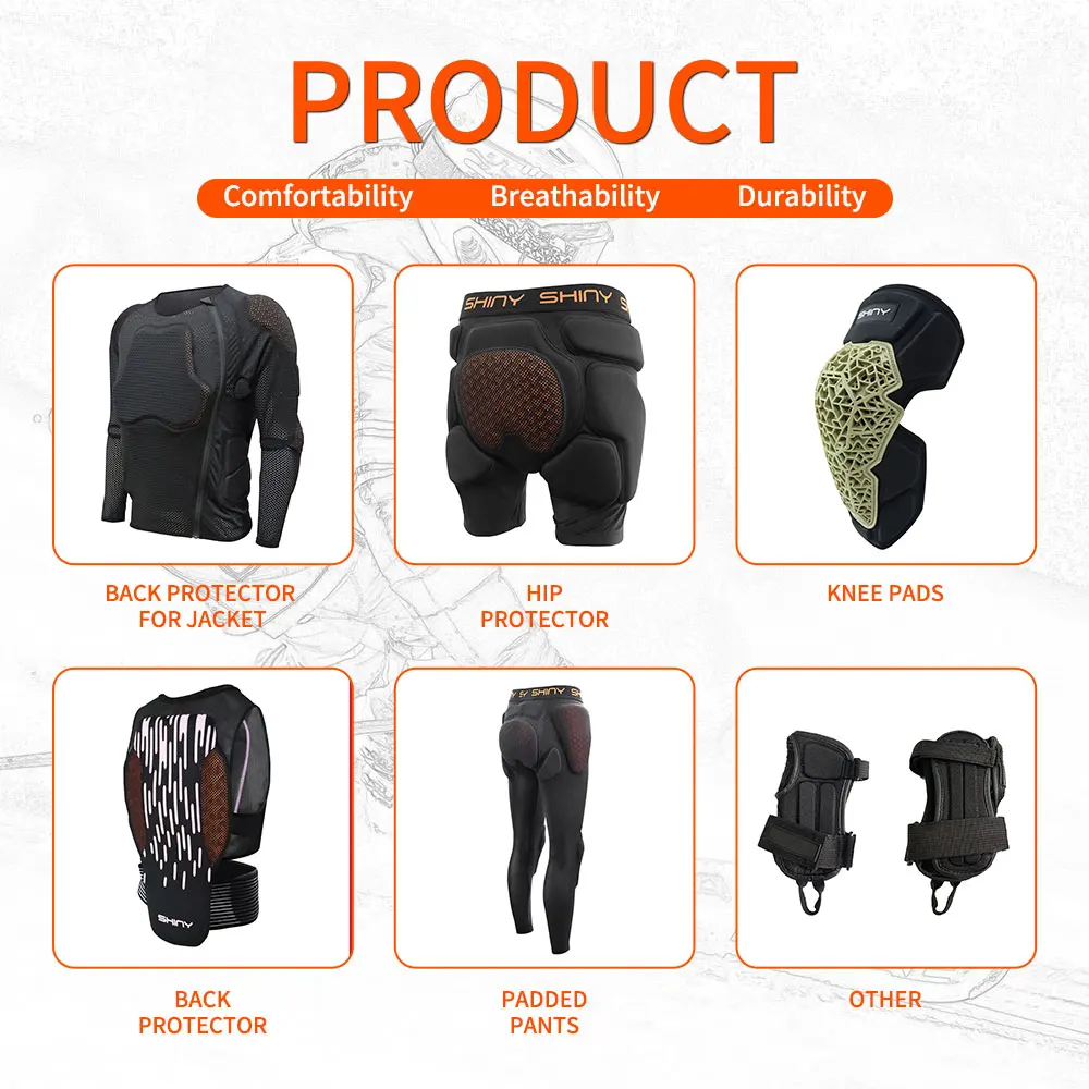 Free Sample CE Certified Back Protector for Ski MTB Motorcycle