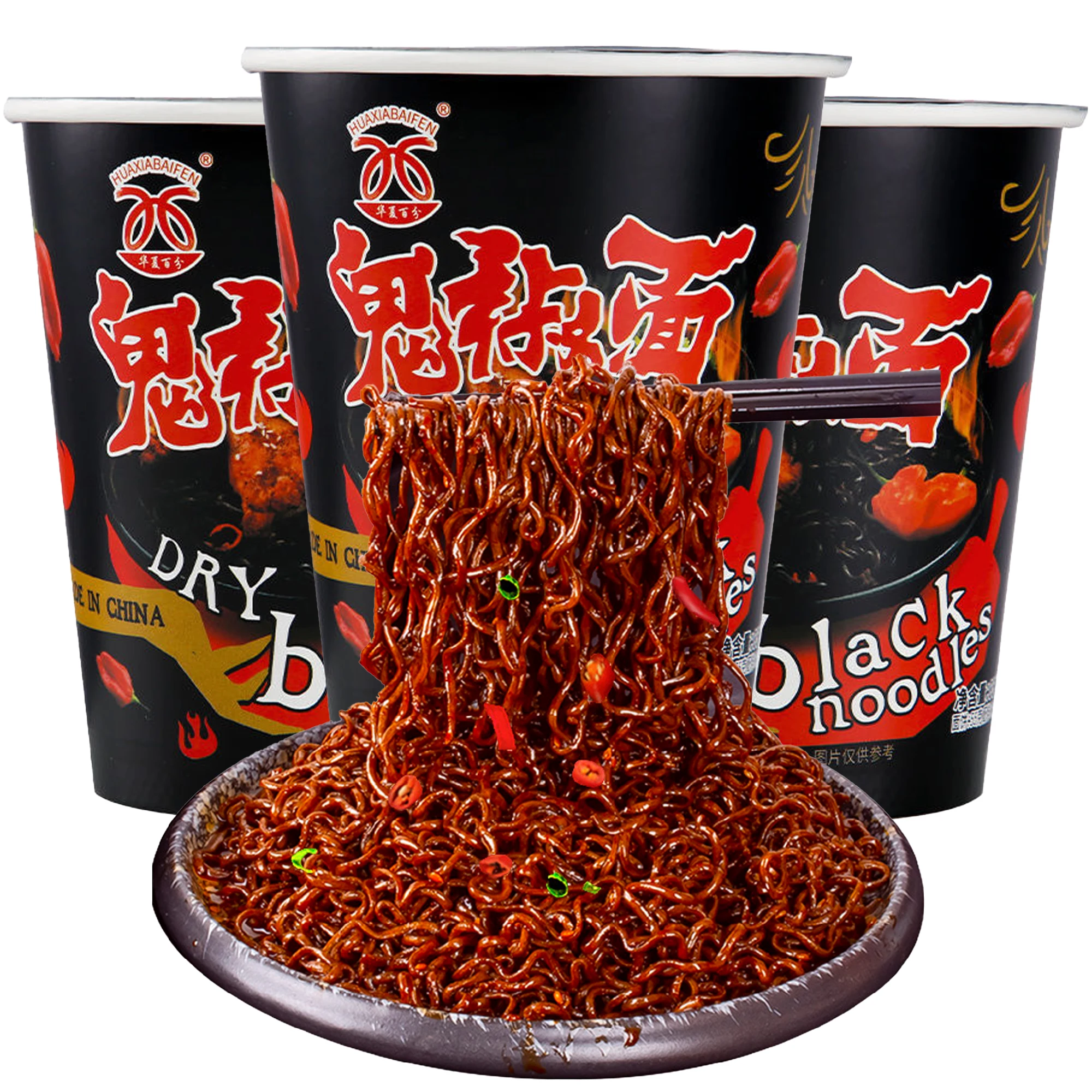 Китайская пшеничная мука производитель лапши частная марка жареная острая свежая чашка рамена лапша быстрого приготовления