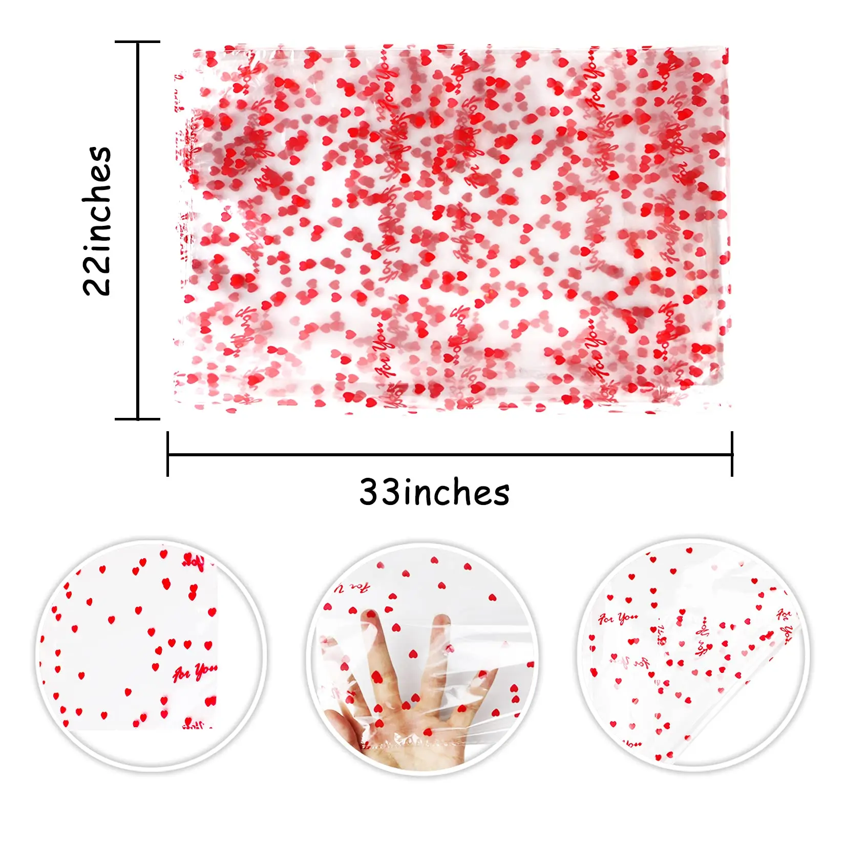 Custom Food Grade Cellophane Bags For Gift Baskets Buy Large