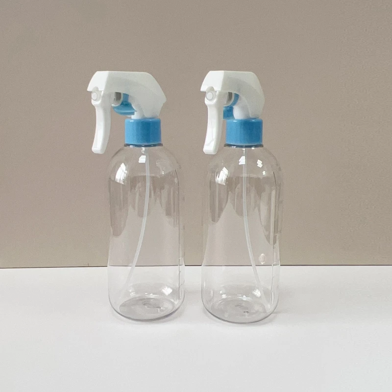 Custom  500ml PET Bottle Containers Plastic Shampoo Spray Bottles With Trigger Sprayer Bottle