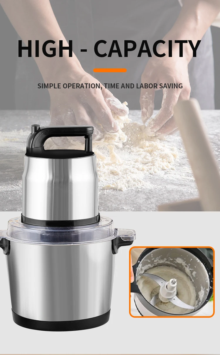 Commercial 6l 10l Yam Pounder Meat Grinder Mixer Electric Chopper