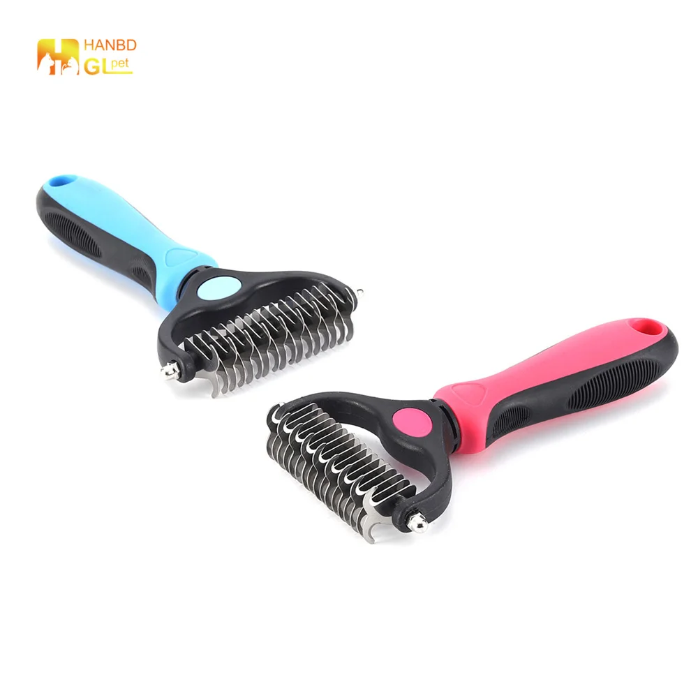 thumbnail image 2 of VeniCare Undercoat Rake – Dematting & Deshedding Grooming Brush For Long Haired Dogs & Cats 2 of 6