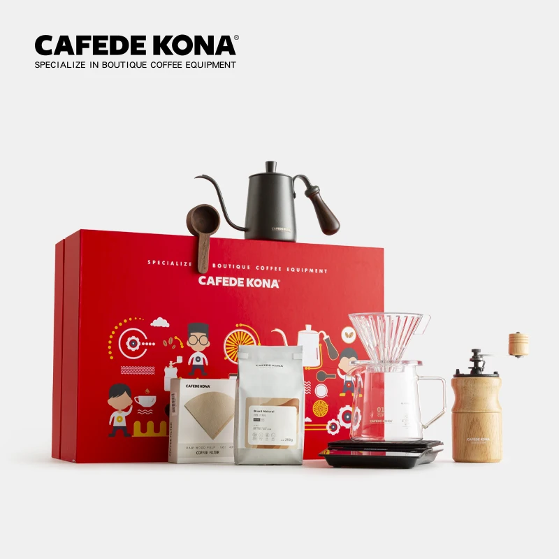 Hand Brew Drip Coffee Set by Cafede Kona
