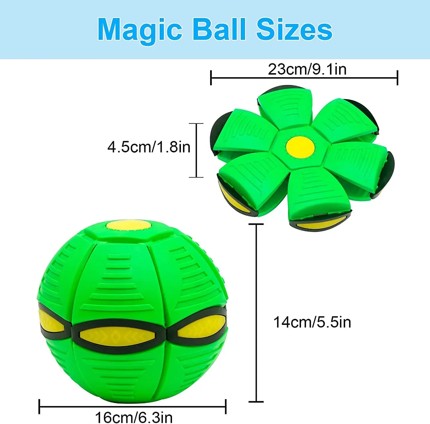 Latest Interactive Colorful Light-up Flying Saucer Ball Pet Chew Toy ...