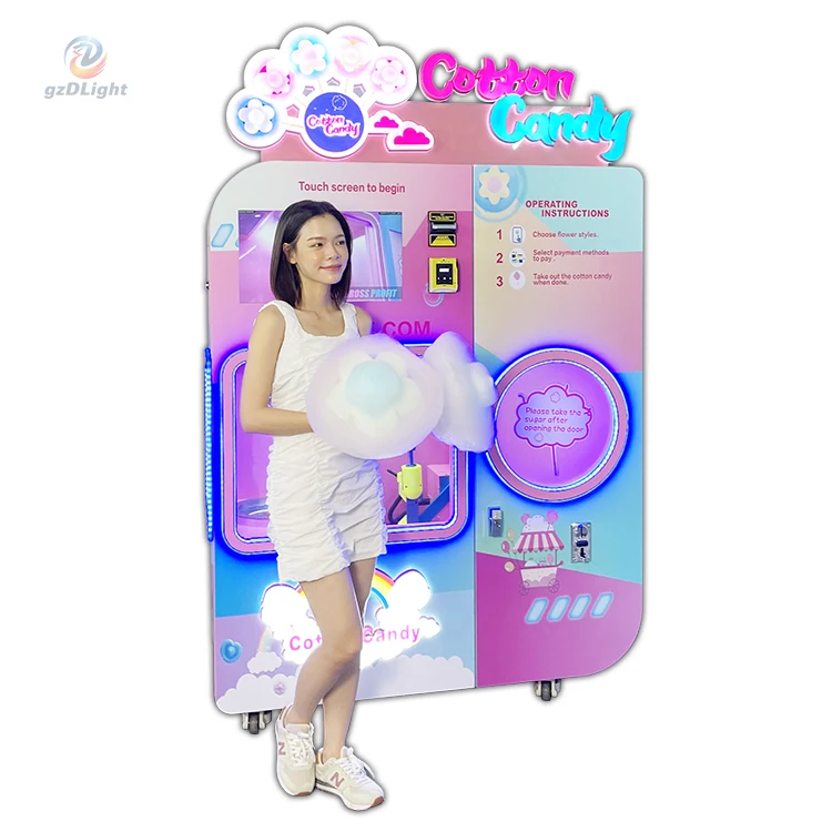 Sunzee Fairy Floss Cotton Candy Machine - Automatic & Profitable