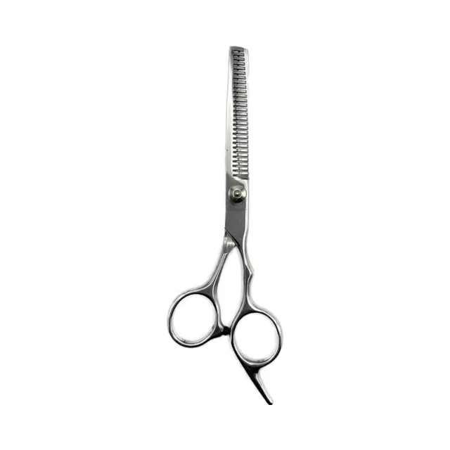Professional V-Shape Teeth Hair Cutting Scissors Set New Type Beauty Barber Scissors Industrial Grade Stainless Steel Serrated