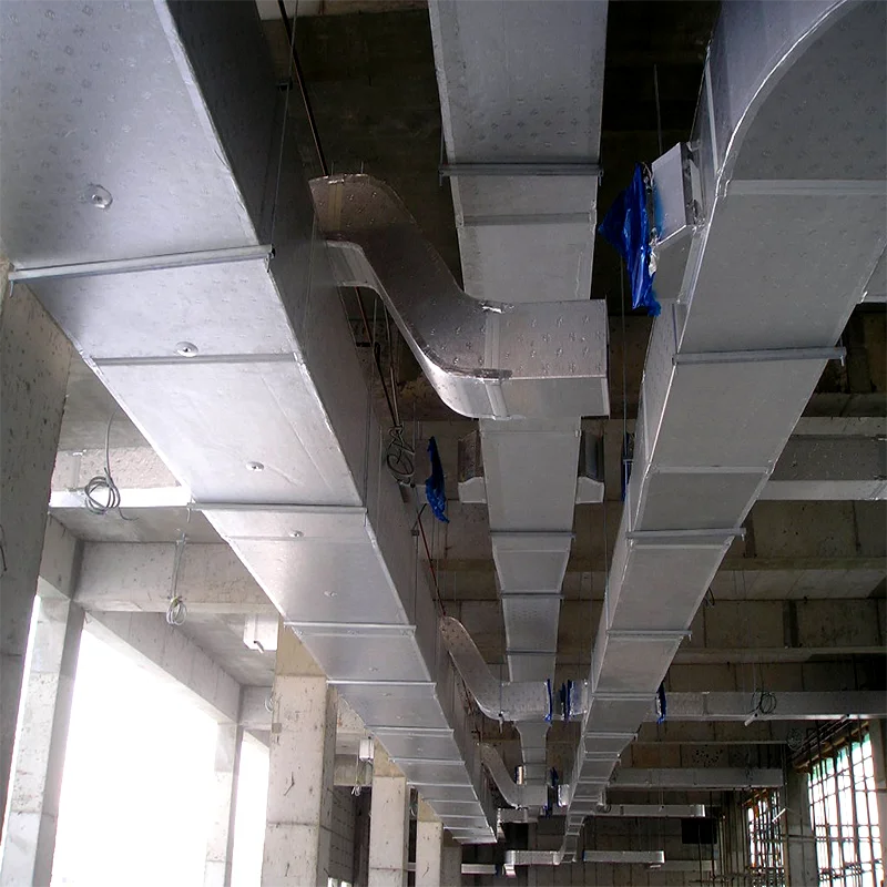 2025 New Fireproof Fiberglass Insulation Duct Board for Hvac 64kg/m3 50mm Glass Wool Panel with Black Tissue and Aluminum Foil