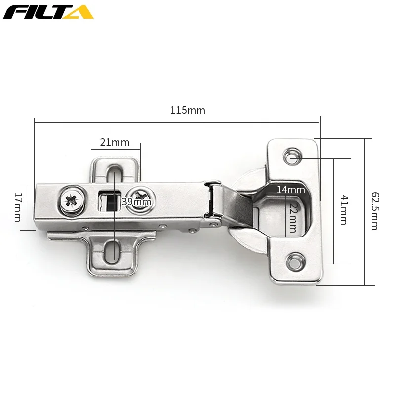 Two Way Eccentric Hinge Self-dumping Soft Closing Furniture Cabinet Hinge 9704