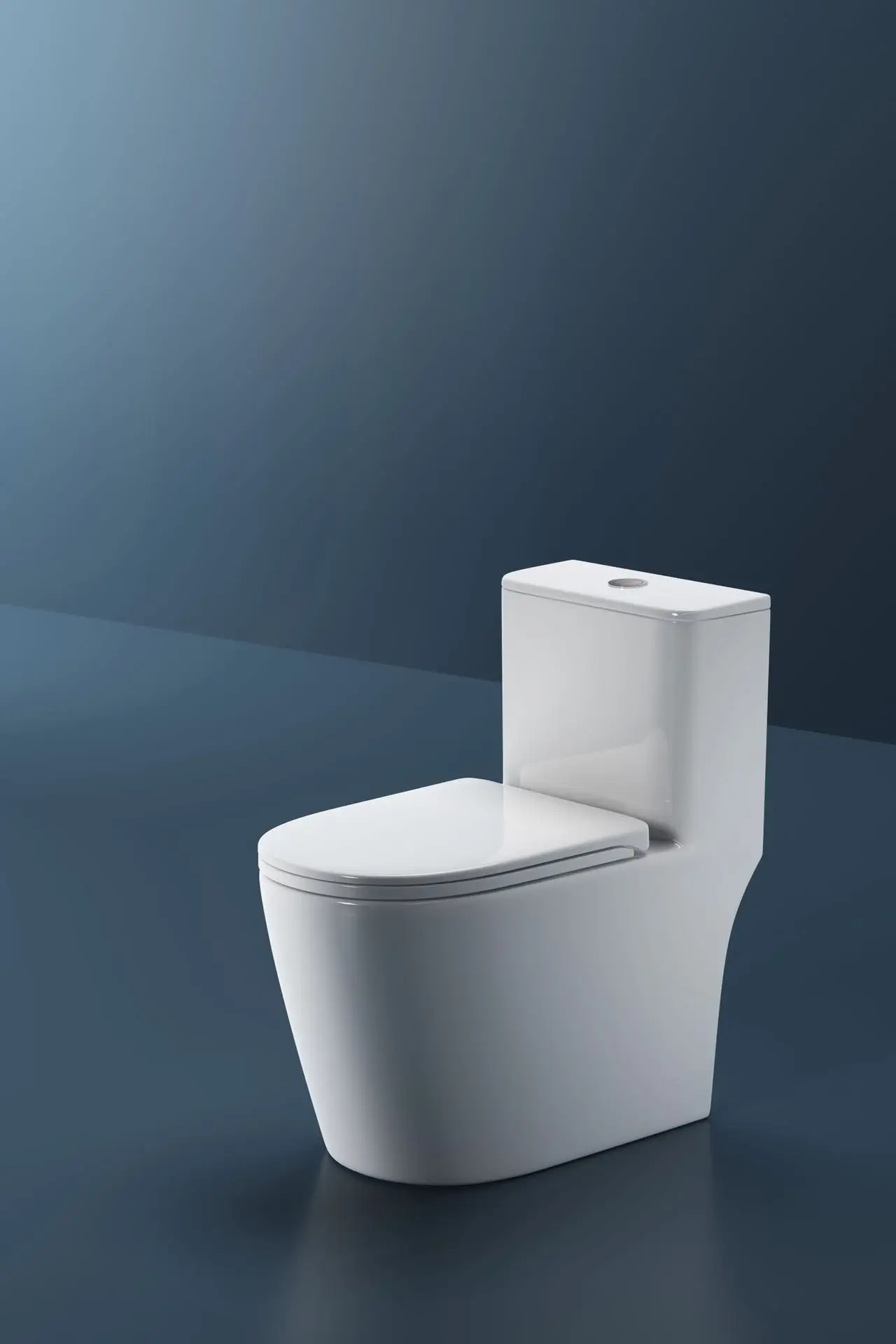 New design sanitary ware one piece ceramic toilet bathroom siphonic flushing water closet details