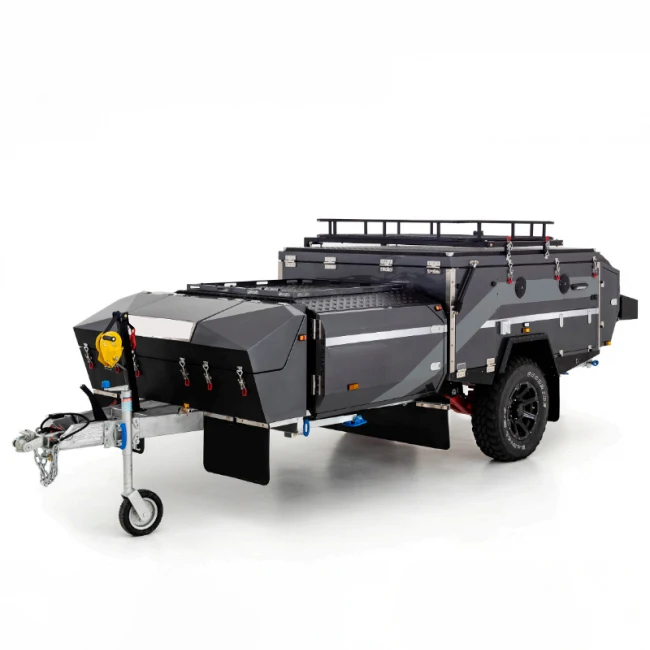 2023 Australian Caravan Rv Travel with Large Space and Allocation Motorcycle Camper Trailers for Sale