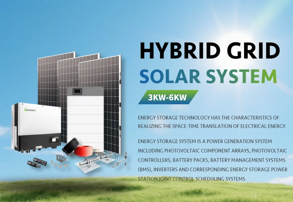 QIANEN 6000W Hybrid System Solution Home Monocrystalline Silicon Solar Panel 3KW-6KW Hybrid Inverter Lithium Ion Lead Acid MPPT details