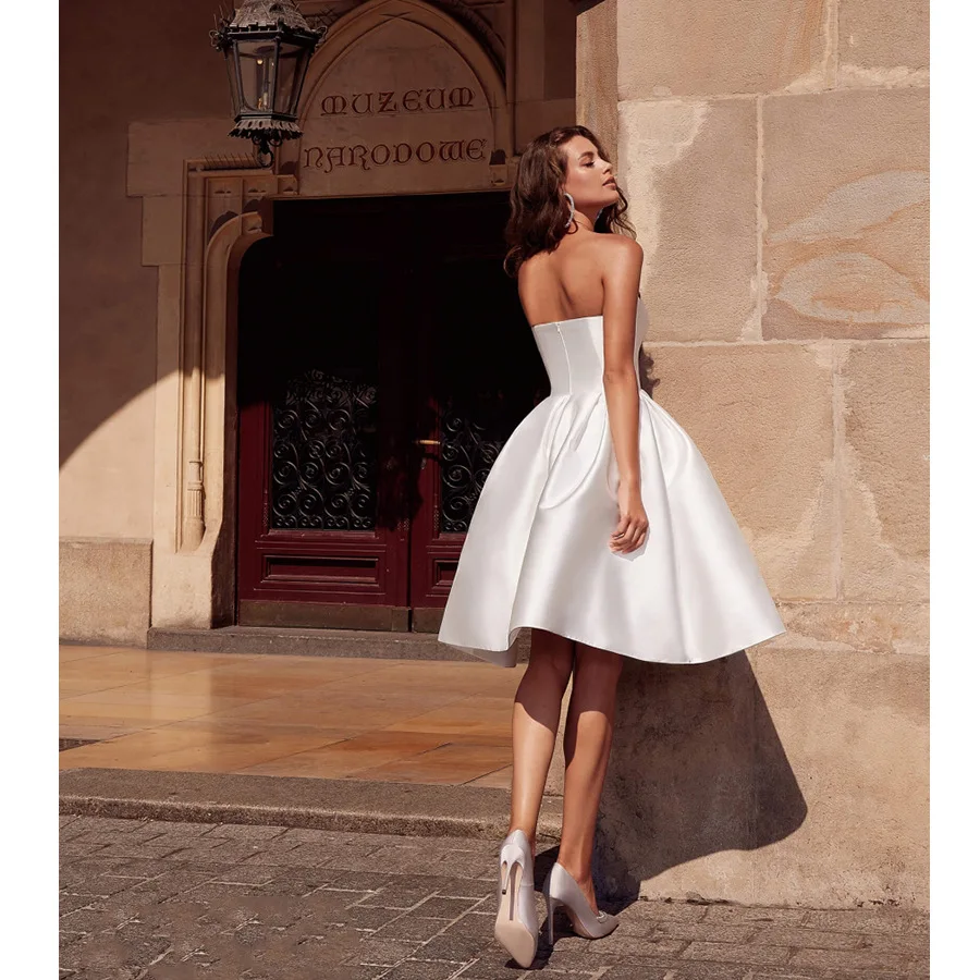 Shop Our 2022 High Quality Satin Tube Top Formal Banquet Dress Shop Our 2022 High Quality Satin Tube Top Formal Banquet Dress
