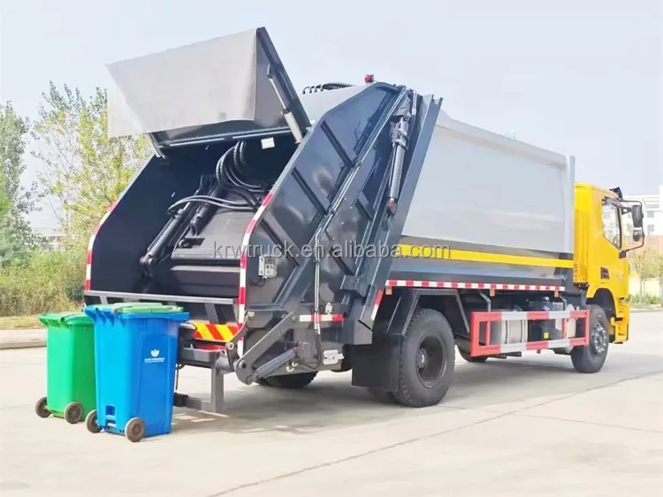 Garbage Side Mini 3000L Manual Side Load Garbage Transport Truck Factory Low Price ...