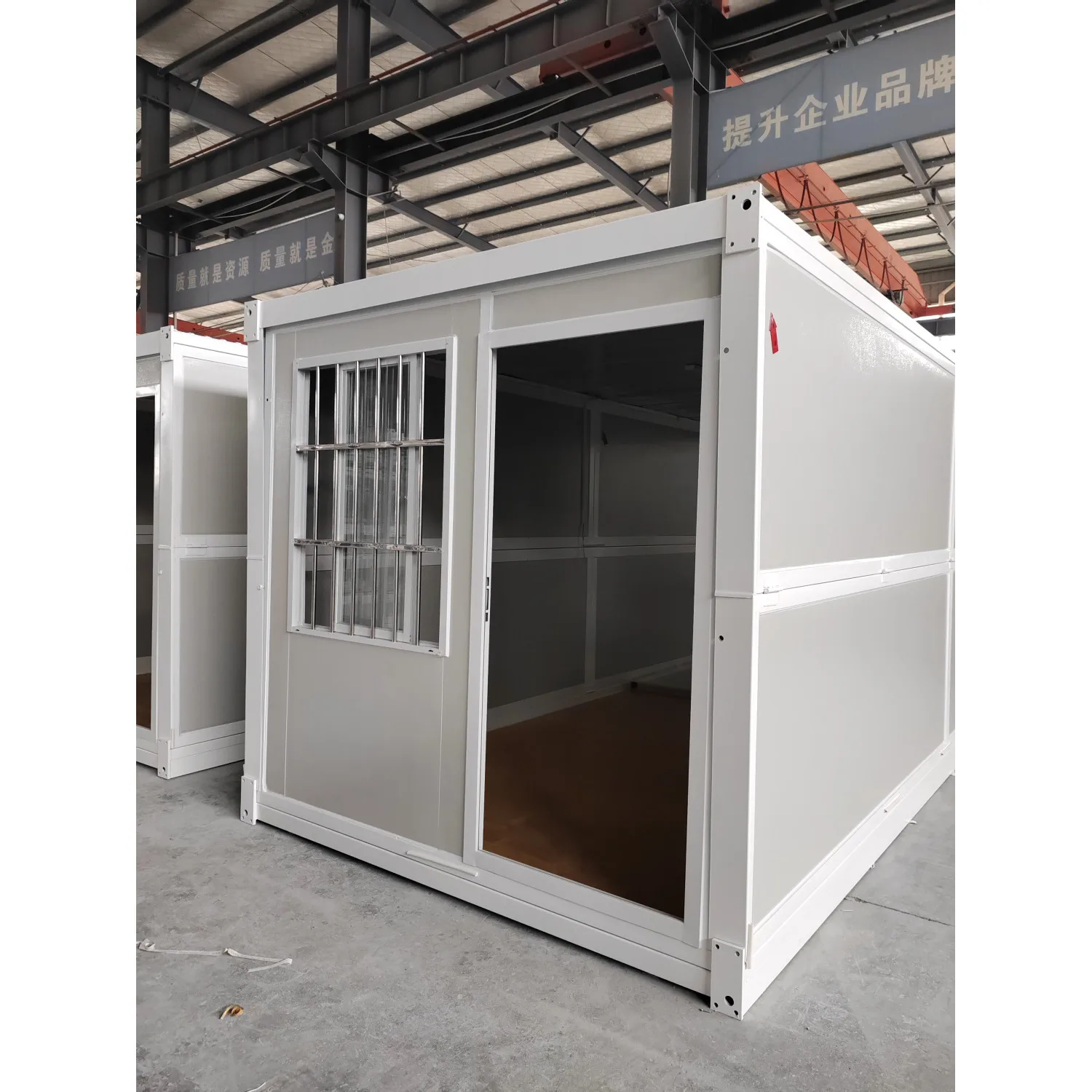 Luxury Foldable Tiny Office Container House Prefab Home in Small Steel Structure for Home Use