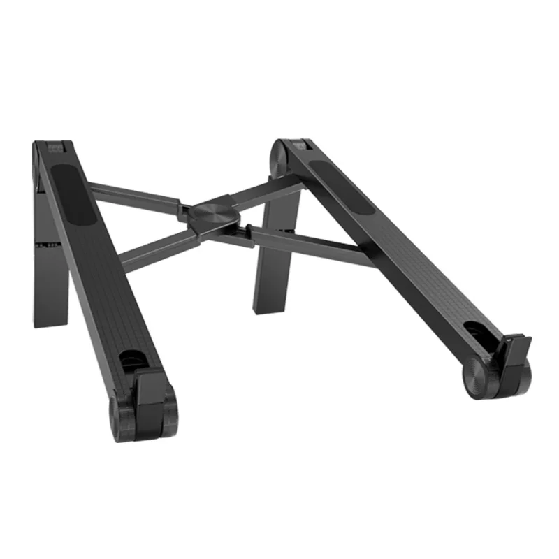 X Shape Plastic Laptop Stand 4 Height Adjustments Folding Tablet Desk Foldable Portable Notebook Stand