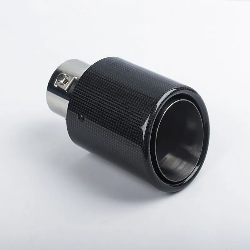 Real Carbon Fiber Exhaust Tip Muffler Tip Universal Exhaust Tip - Buy ...