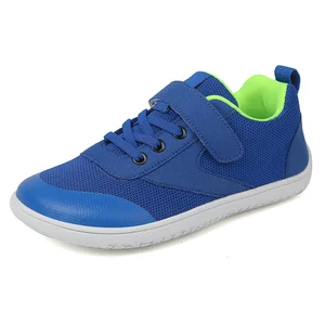 Wholesale Comfortable Casual Sport Shoes for Kids Breathable Barefoot Design with Wide Toe for Outdoor Walking