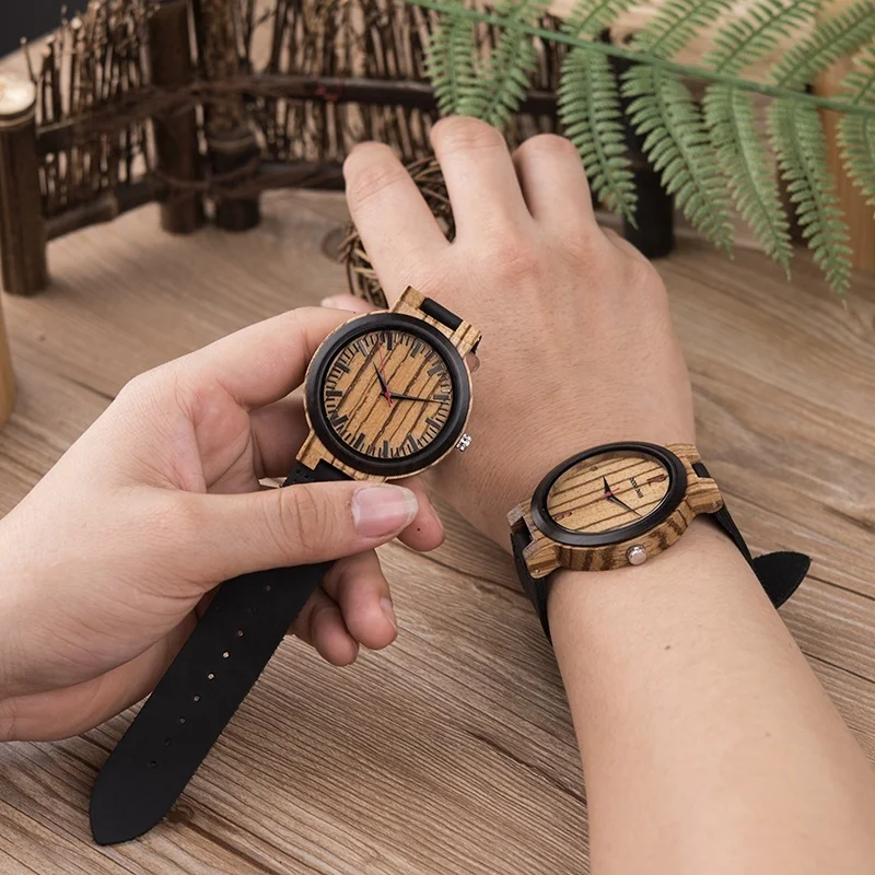 Holzuhren Holz Armbanduhren Test DODO DEER Antike Natürliche Holz