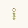 Tripla verde in oro 18 carati