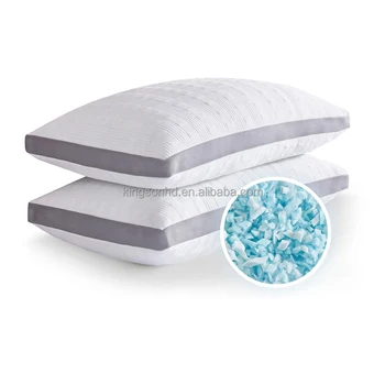 Cooling Pillows Queen Size Set of 2,Shredded Memory Foam Bed Pillows for Sleeping