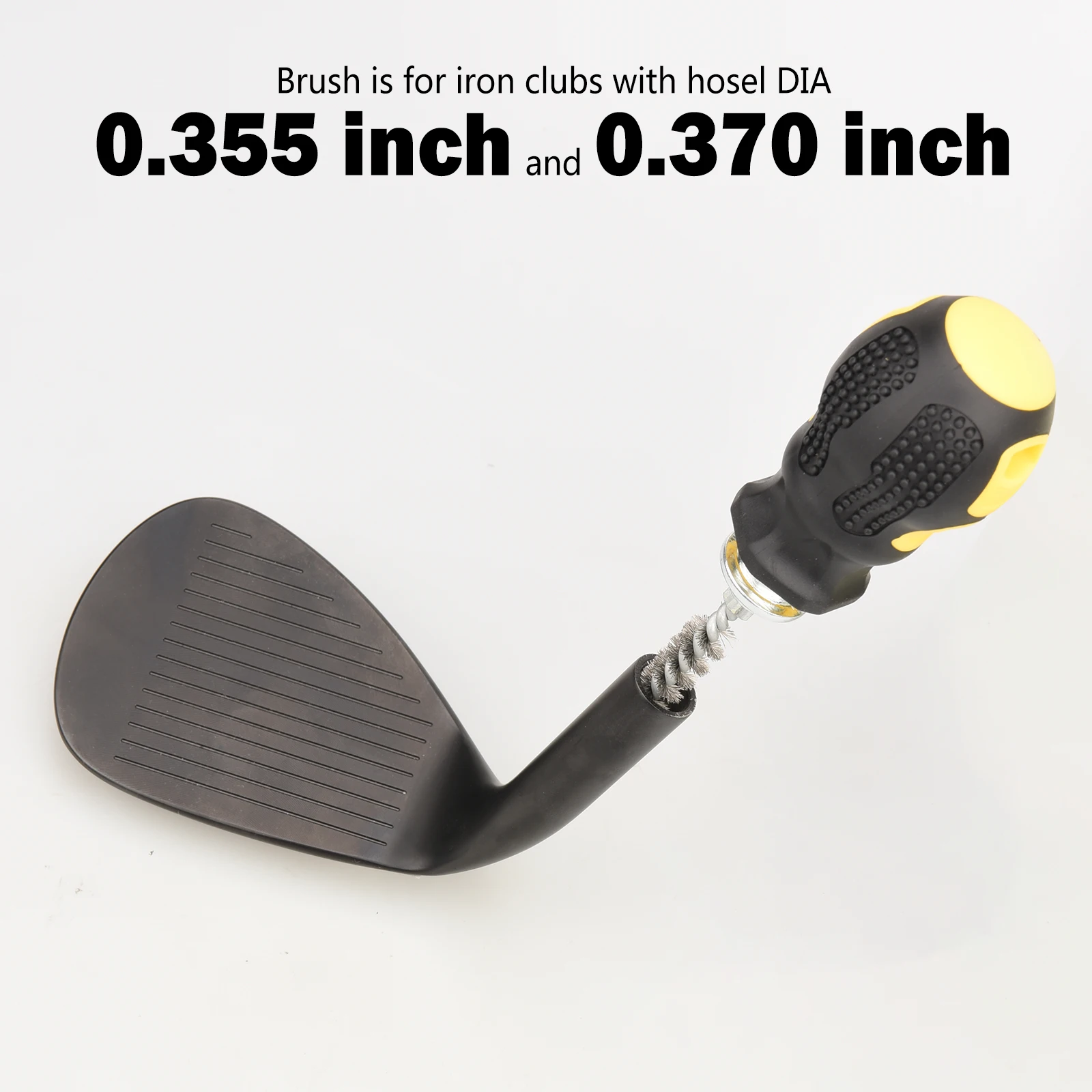 Iron And Wood Wire Brush Cleaning Tool Golf Clubs Head Hosel Brushd