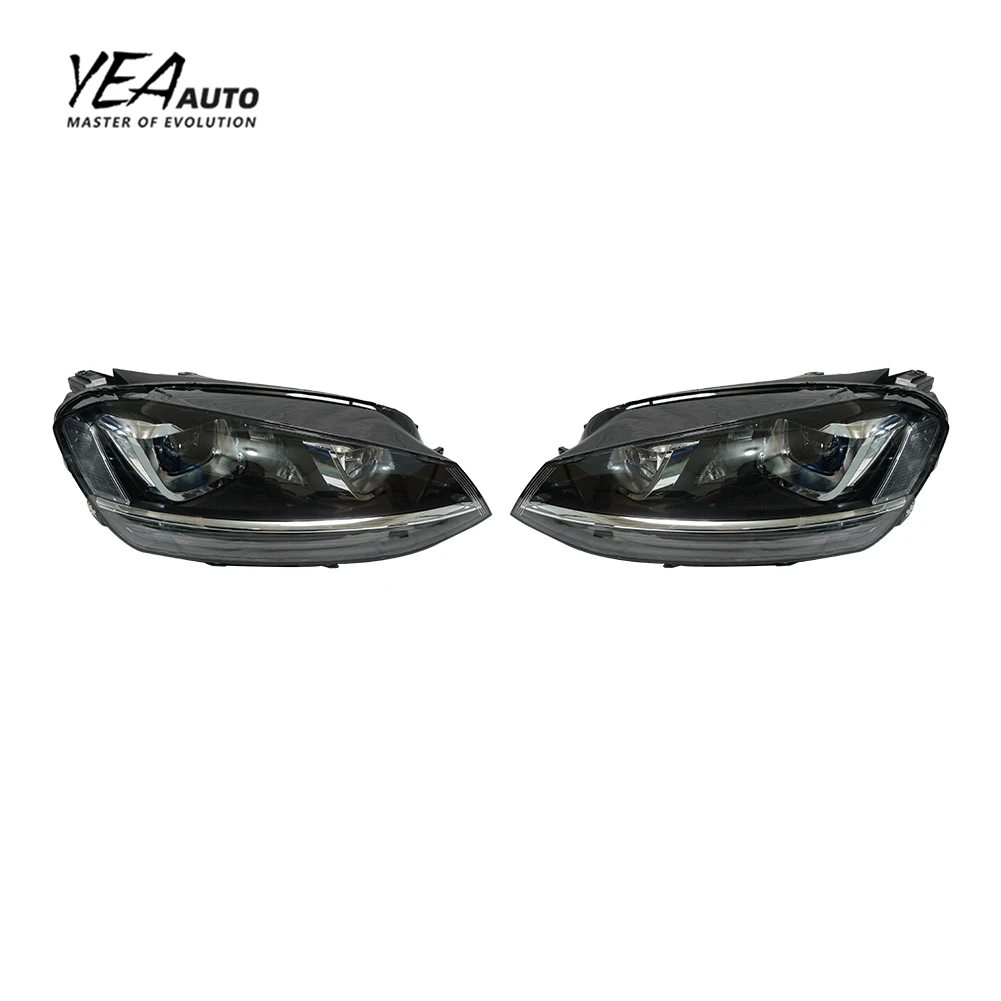 product replacement hid xenon headlight head light headlights for vw for volkswagen for golf 7 golf7 gti head lamp 2014 2017-5