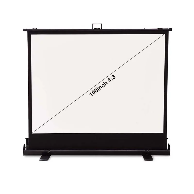 Movie Electronic Projector Screen 120 Inch With Remote Control Motorized Projection Screen 169