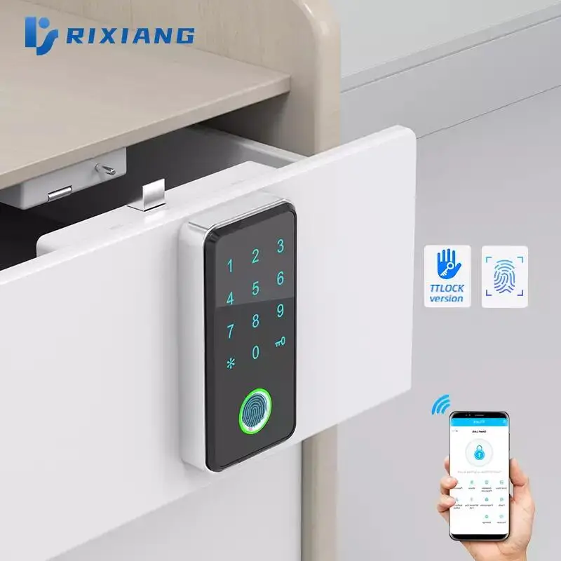 Smart Keypad Code Digital Number Furniture Biometric Rfid Locker Digital Drawer Smart Finger Print Fingerprint Cabinet Door Lock