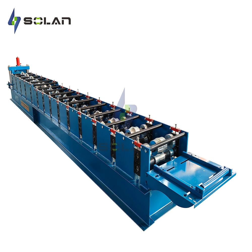 Electric Hydraulic Automatic Metal Roof Panel Round Ridge Cap Roll Forming Machine